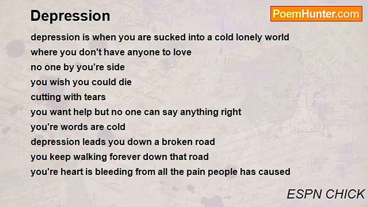 ESPN CHICK - Depression