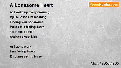 Marvin Brato Sr - A Lonesome Heart