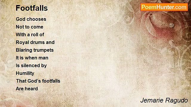 Jemarie Ragudo - Footfalls