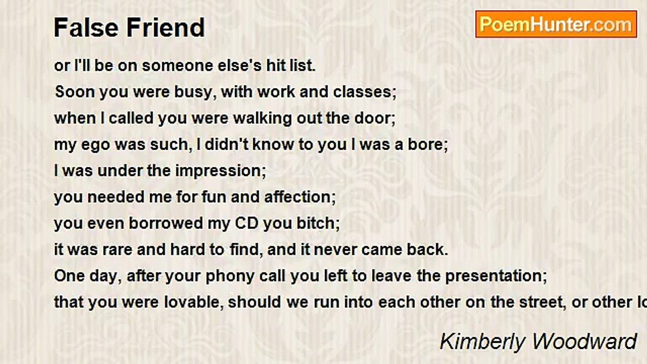 Kimberly Woodward - False Friend