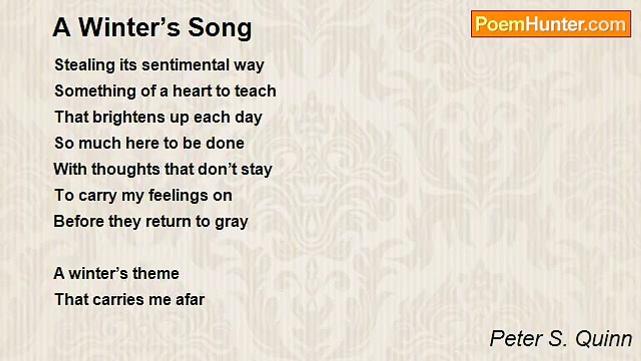 Peter S. Quinn - A Winter’s Song
