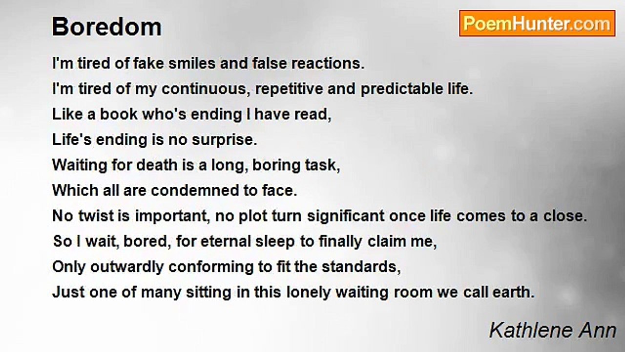 Kathlene Ann - Boredom