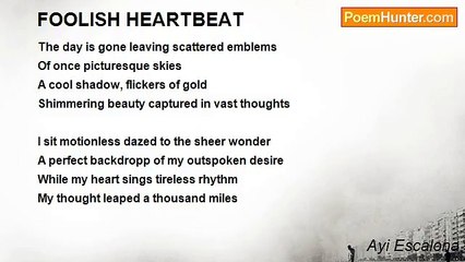 Ayi Escalona - FOOLISH HEARTBEAT