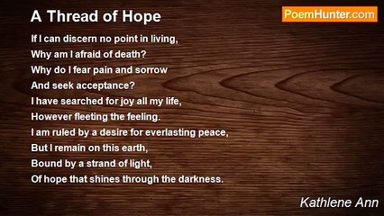 Kathlene Ann - A Thread of Hope