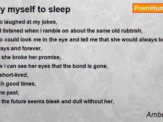 Amber Millar - Cry myself to sleep