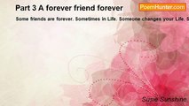 Susie Sunshine - Part 3 A forever friend forever