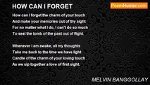 MELVIN BANGGOLLAY - HOW CAN I FORGET