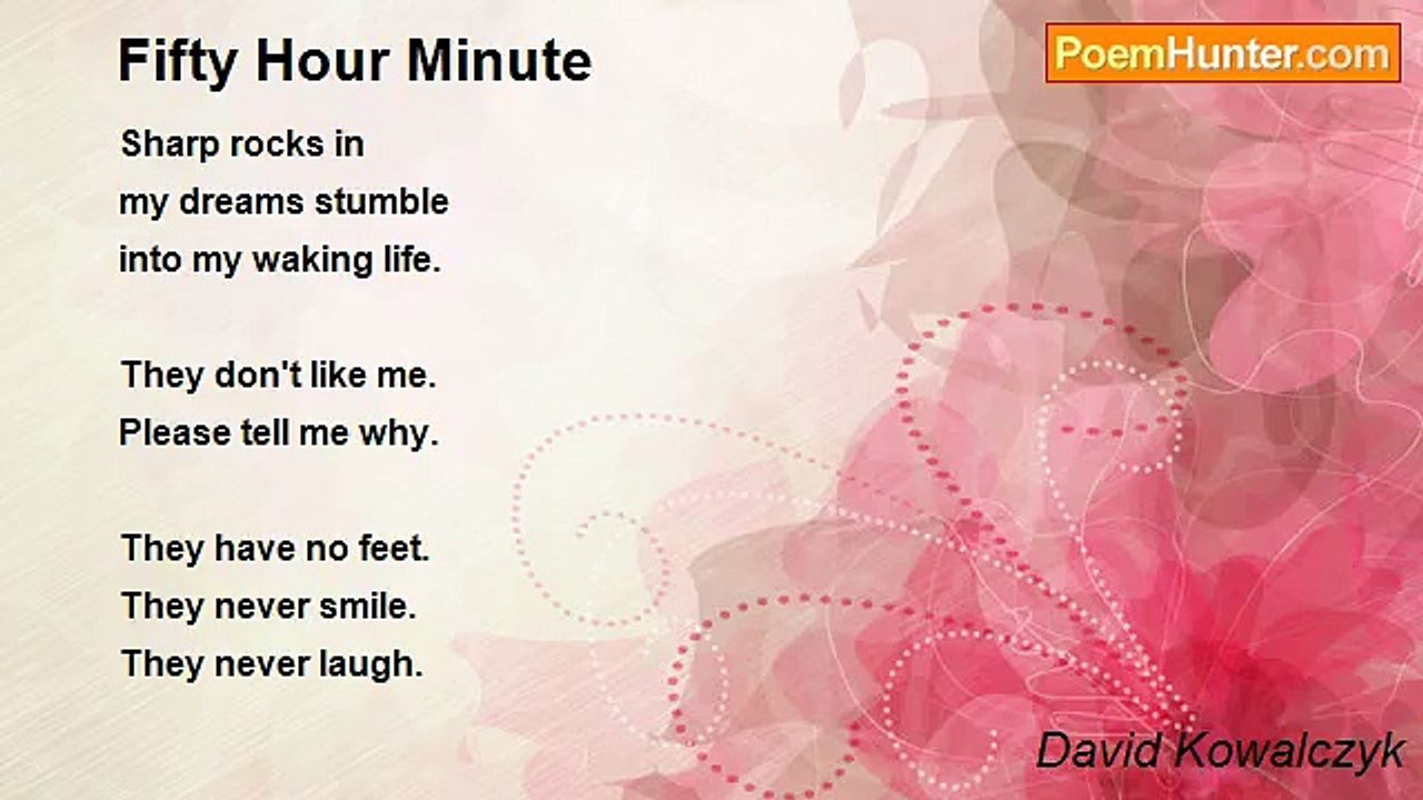 David Kowalczyk - Fifty Hour Minute