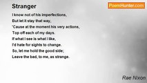 Rae Nixon - Stranger