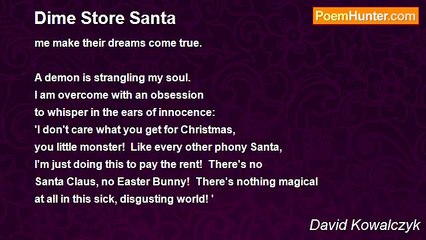 David Kowalczyk - Dime Store Santa
