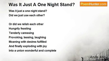 Anita Atina - Was It Just A One Night Stand?