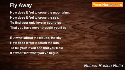 Raluca Rodica Ratiu - Fly Away