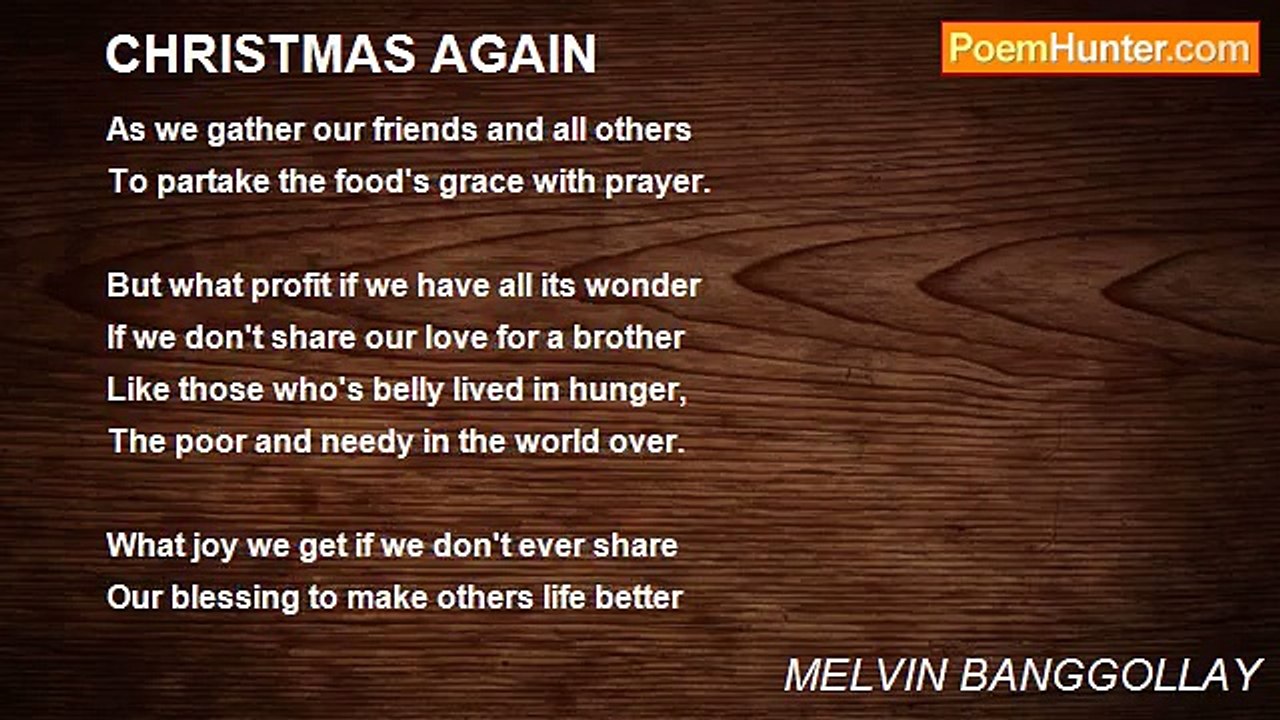 MELVIN BANGGOLLAY - CHRISTMAS AGAIN