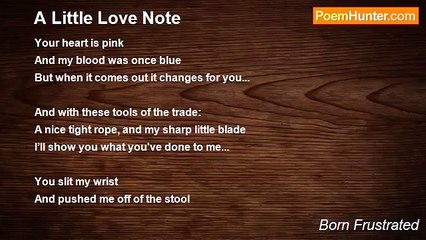 Born Frustrated - A Little Love Note