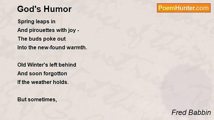 Fred Babbin - God's Humor