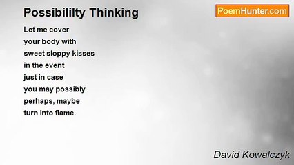 David Kowalczyk - Possibililty Thinking