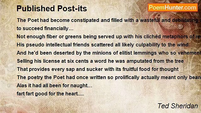 Ted Sheridan - Published Post-its