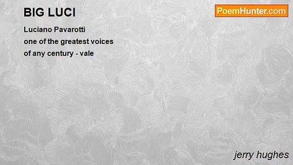 jerry hughes - BIG LUCI