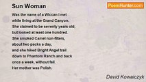 David Kowalczyk - Sun Woman