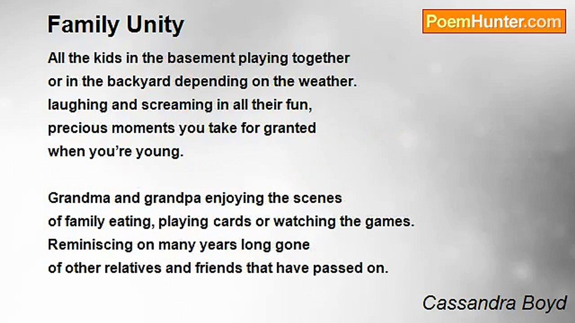 ⁣Cassandra Boyd - Family Unity