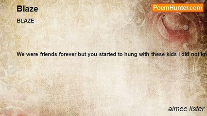 aimee lister - Blaze