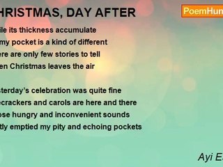 Ayi Escalona - CHRISTMAS, DAY AFTER