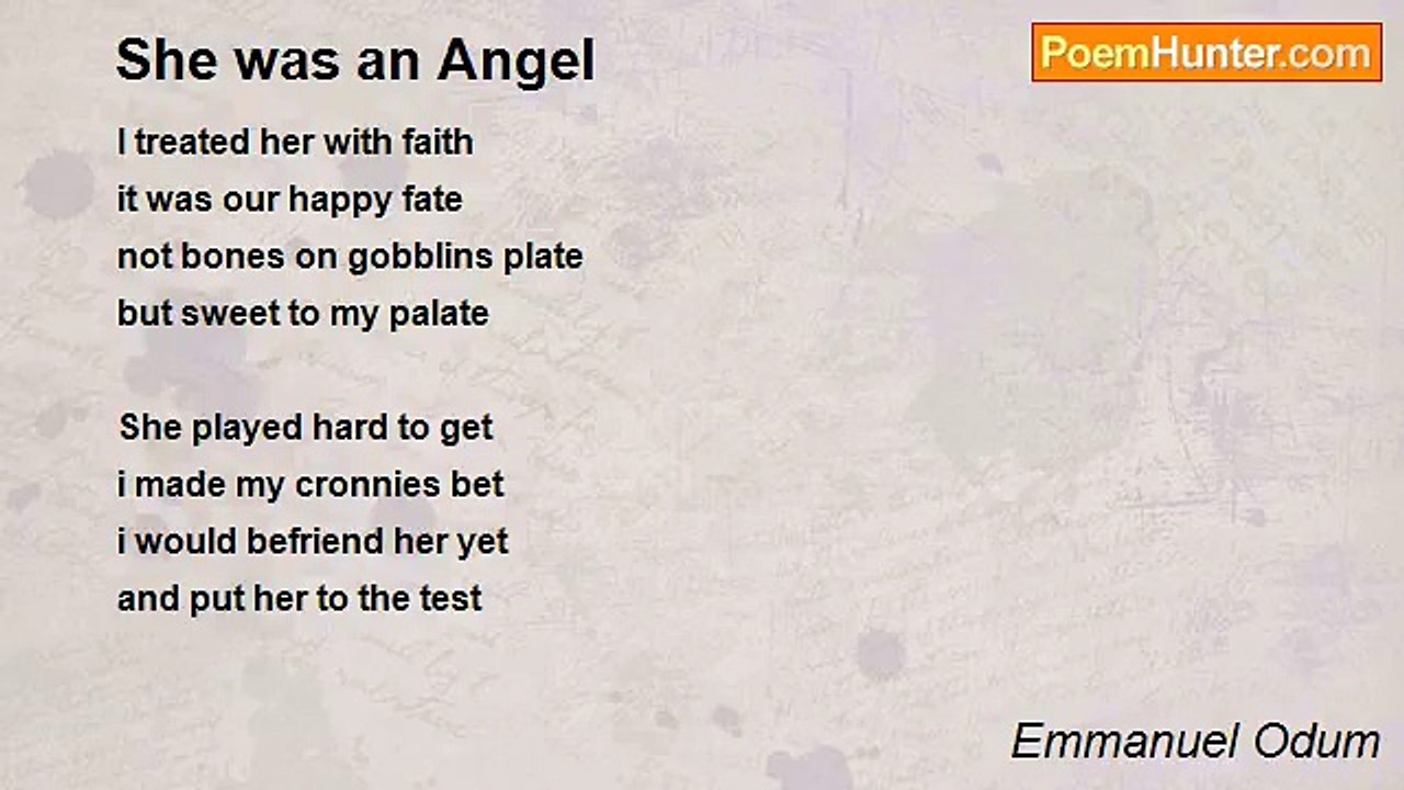 Emmanuel Odum - She was an Angel