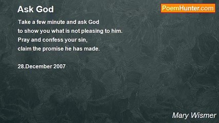 Mary Wismer - Ask God