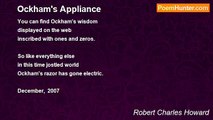 Robert Charles Howard - Ockham's Appliance