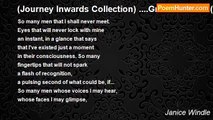 Janice Windle - (Journey Inwards Collection) ....Greener Grass (Men That I shall Never Meet)