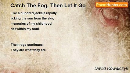 David Kowalczyk - Catch The Fog, Then Let It Go