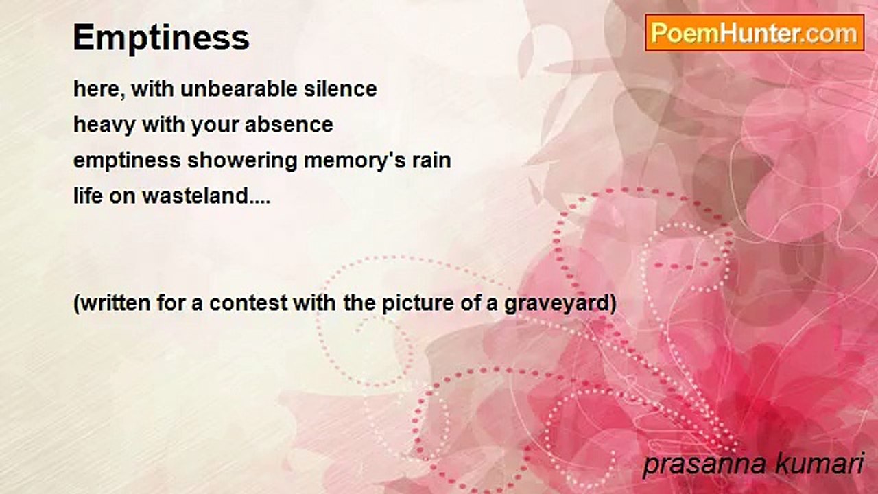 prasanna kumari - Emptiness