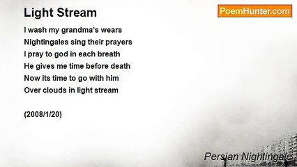 Persian Nightingale - Light Stream