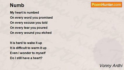 Vonny Ardhi - Numb
