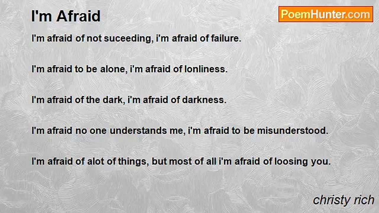 christy rich - I'm Afraid