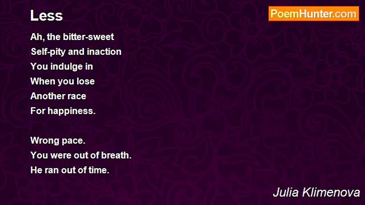 Julia Klimenova - Less