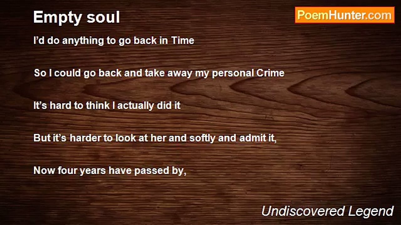 Undiscovered Legend - Empty soul