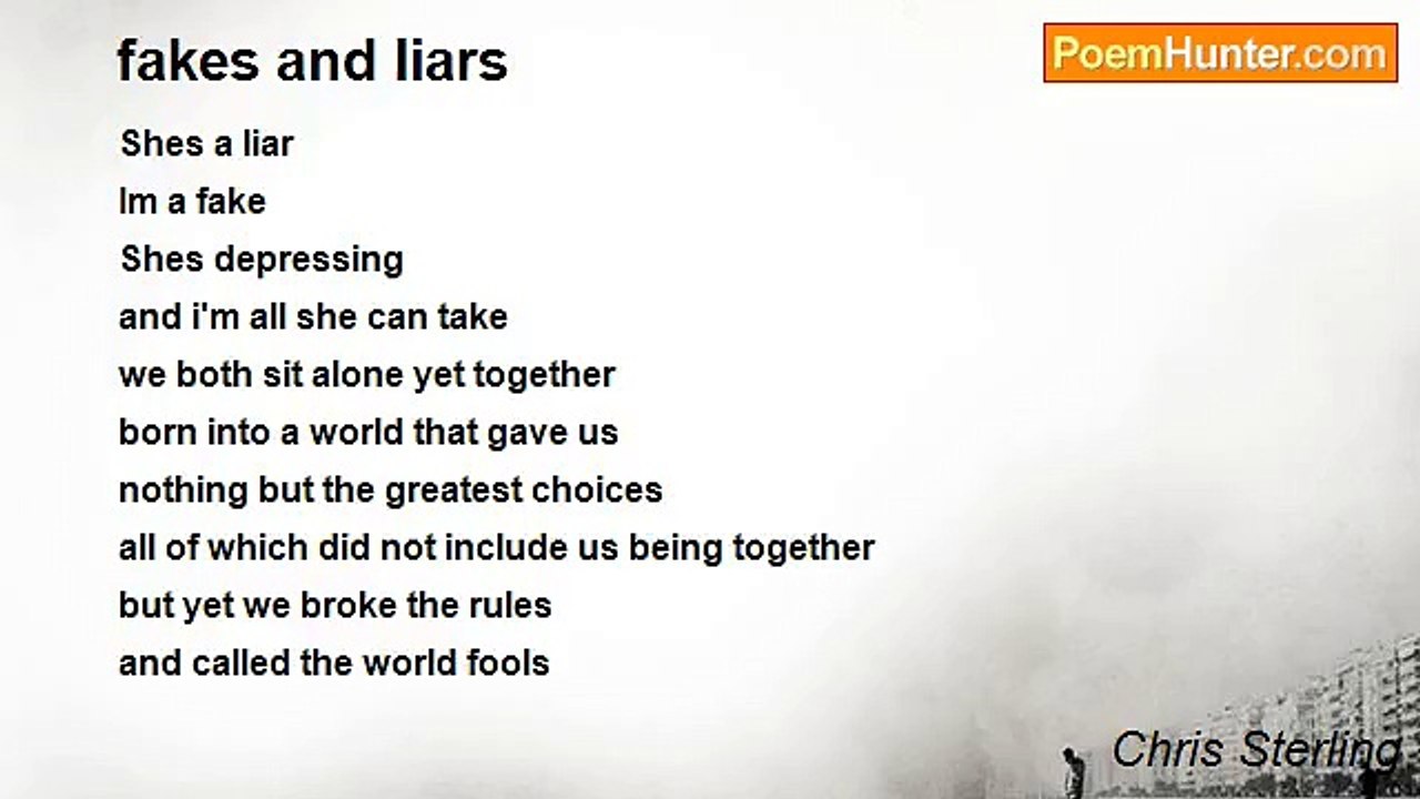 Chris Sterling - fakes and liars