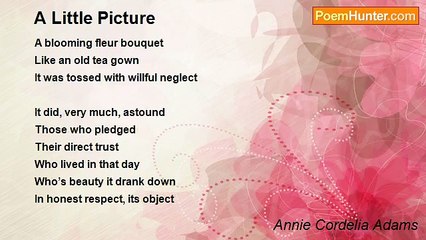 Annie Cordelia Adams - A Little Picture