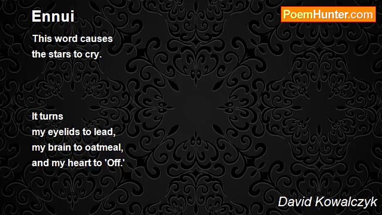 David Kowalczyk - Ennui