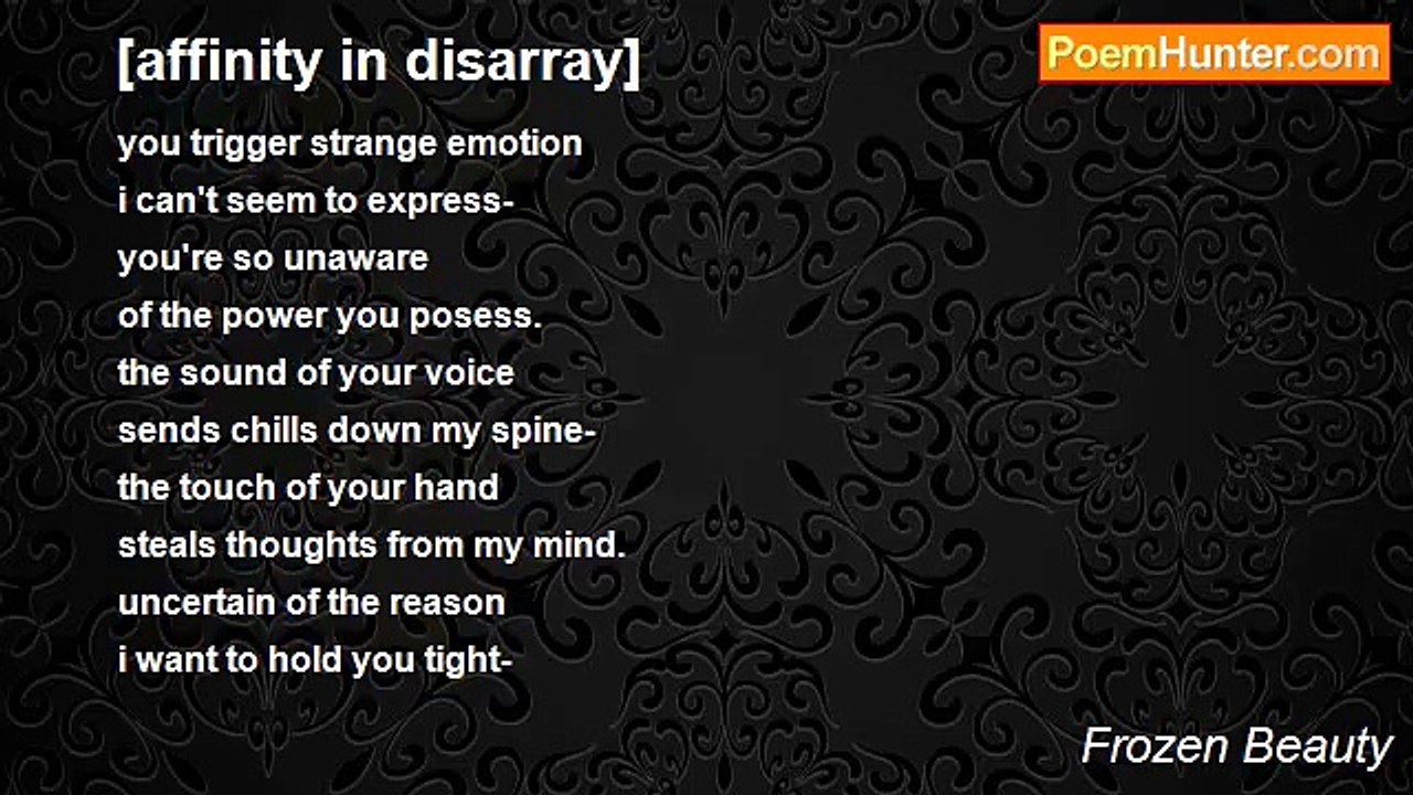 Frozen Beauty - [affinity in disarray]