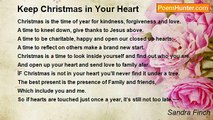 Sandra Finch - Keep Christmas in Your Heart