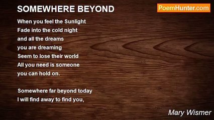 Mary Wismer - SOMEWHERE BEYOND