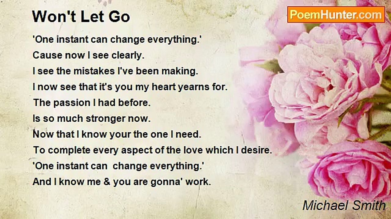 Michael Smith - Won't Let Go