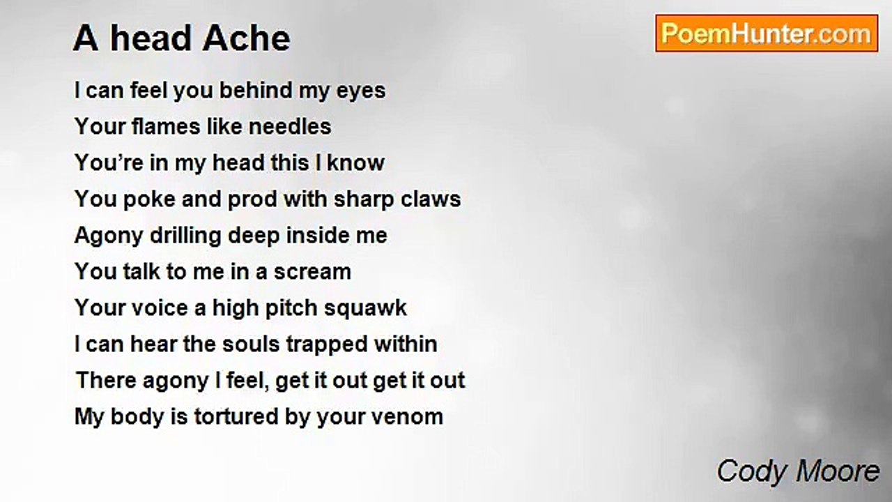 Cody Moore - A head Ache