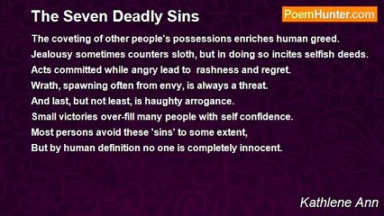 Kathlene Ann - The Seven Deadly Sins
