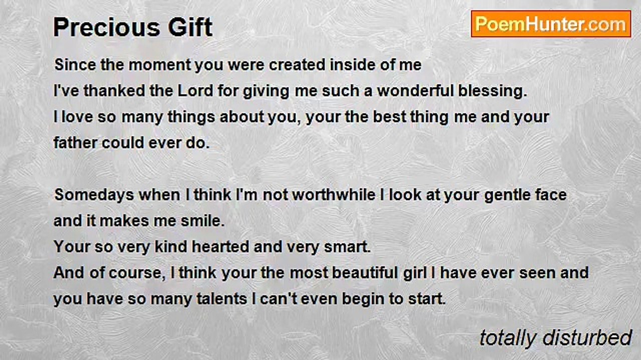 totally disturbed - Precious Gift