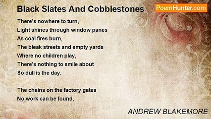 ANDREW BLAKEMORE - Black Slates And Cobblestones