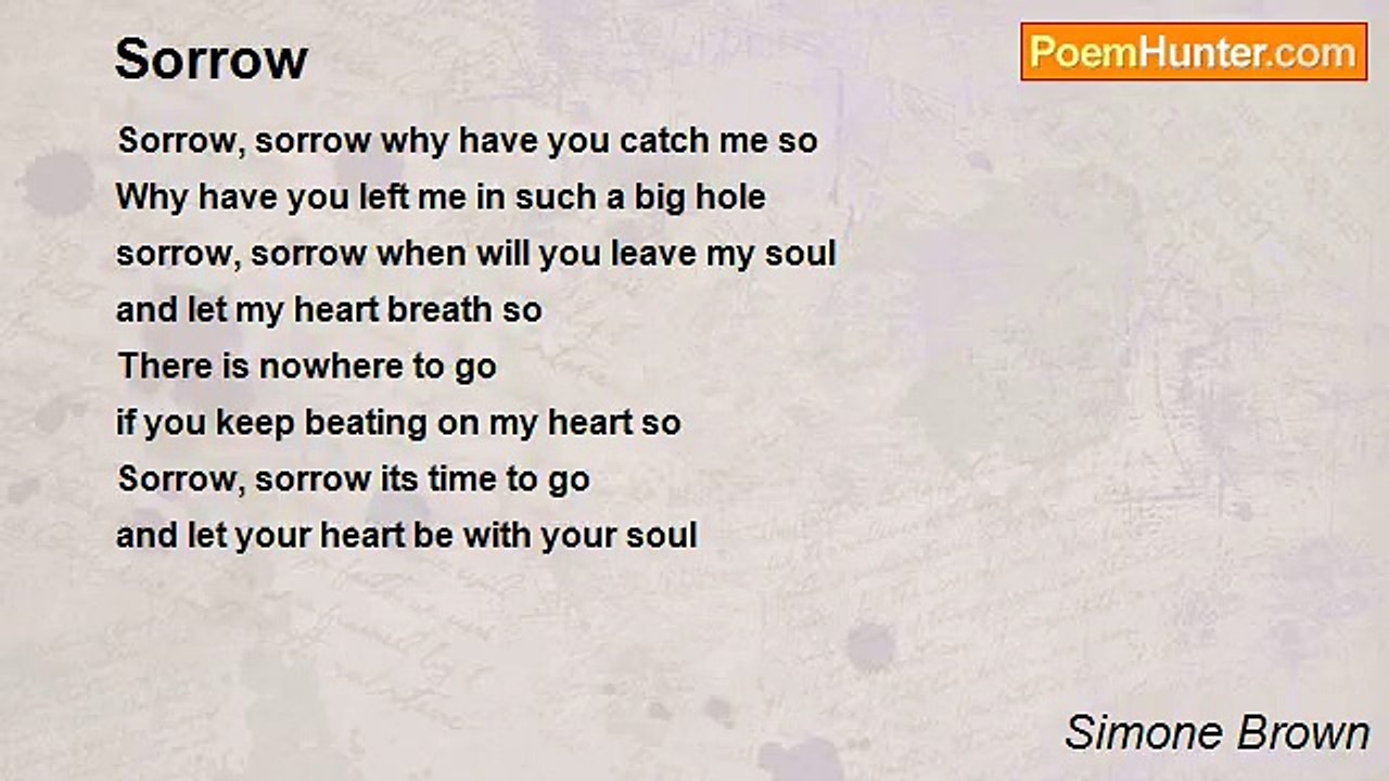 Simone Brown - Sorrow