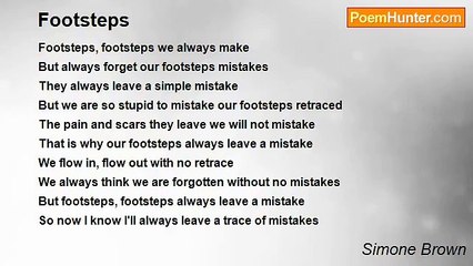 Simone Brown - Footsteps